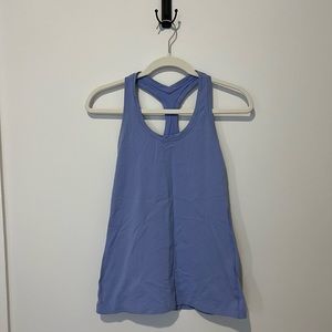 Blue Lulu lemon workout top